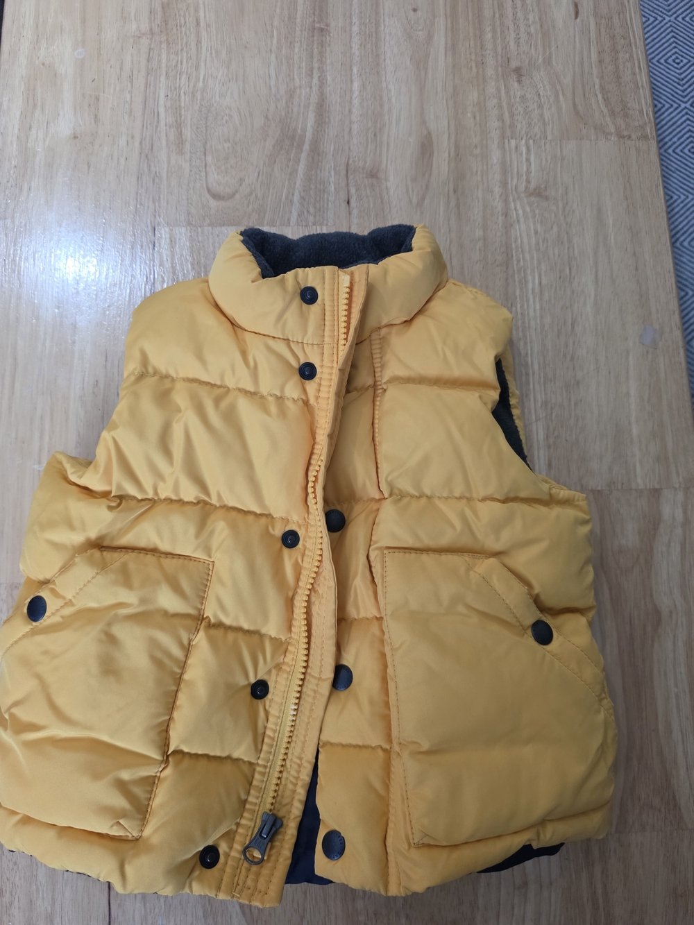 GAP Yellow Kids Puffer Vest